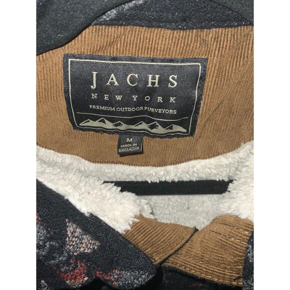 Jachs New York Aztec Shearling Lined Boho Jacket - Size M - Picture 3 of 5